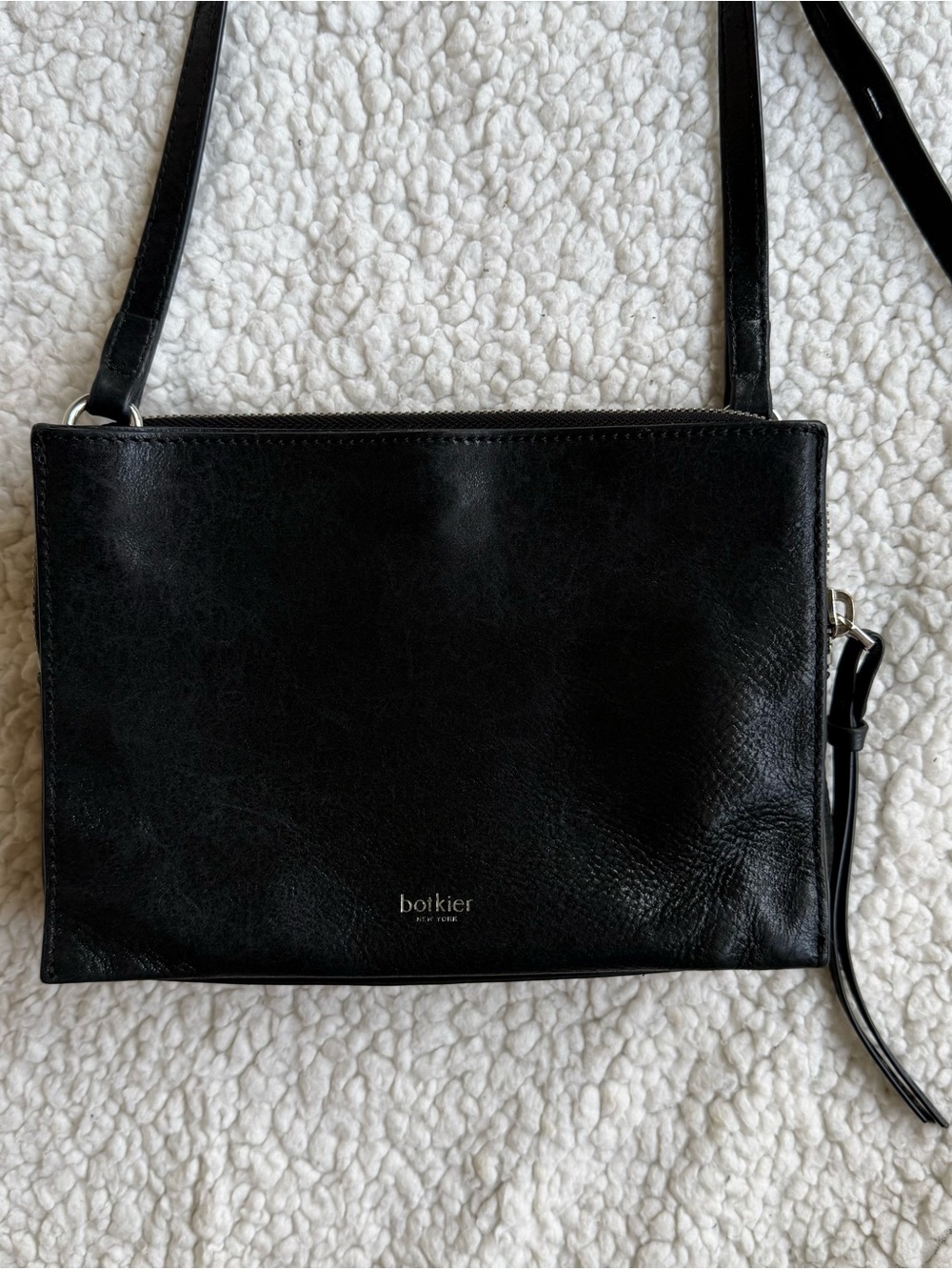 Botkier Warren Studded Black Leather Crossbody Bag - Picture 3 of 9